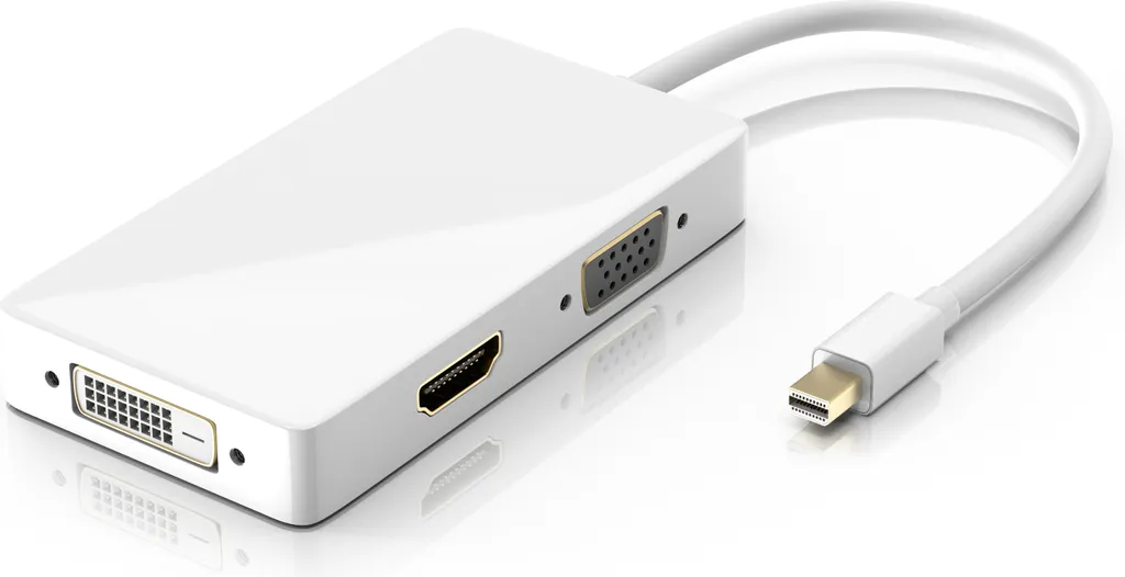 CSL 3-in-1 Adattatore Video 4K MiniDP: Eleganza e Potenza UHD