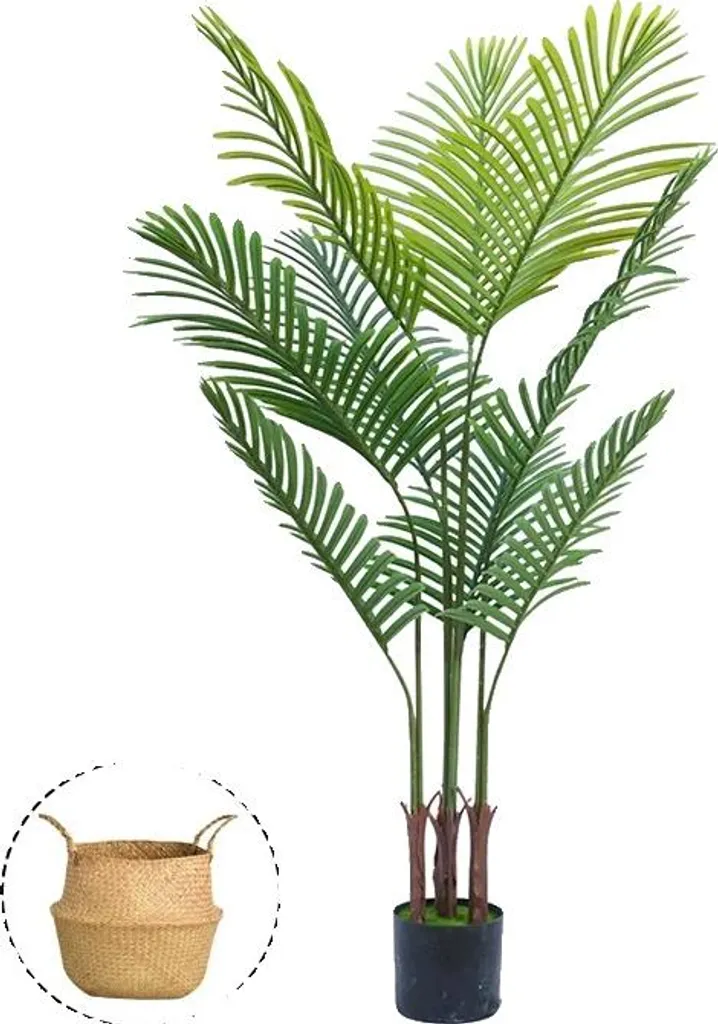 Plante artificielle pour intérieur et extérieur : Palmier Areca 140 cm