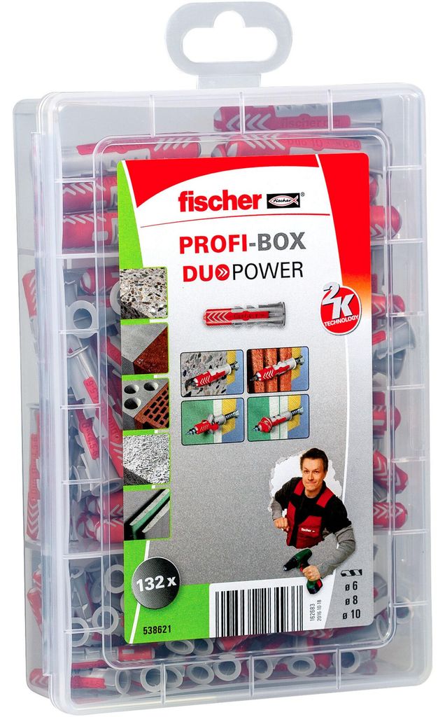 Fischer 538621, Dübel, Autoklaven-Porenbeton, Gipskarton, Produktbild 