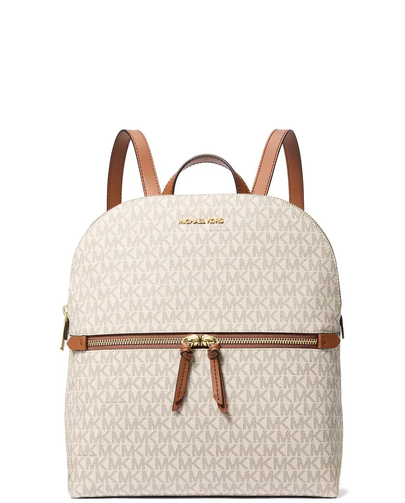 Sac à dos Michael Kors Dallas 35T5G9DB2B Vanille avec imprimé logo chic