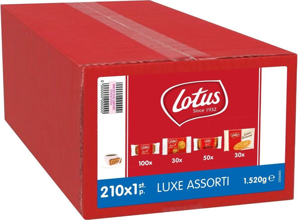 Lotus - Lotus Kekse Luxury Assorted, Sortiment von 210 Produktbild 
