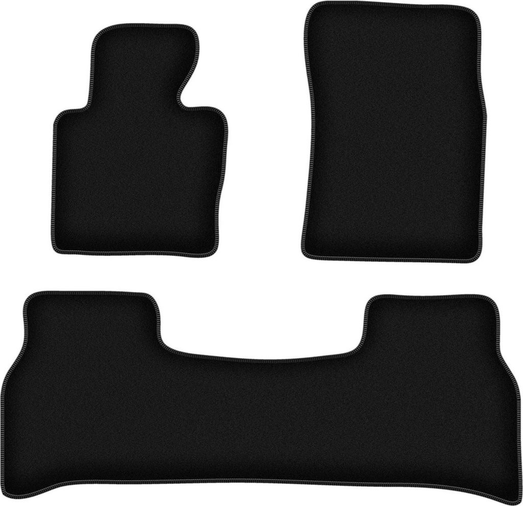Wielganizator Velours-Autoteppiche – passend für Range Rover III L322 Vogue (SUV, Bj. 2001-2012) – schwarz, passgenau, mit Befestigungen set ...