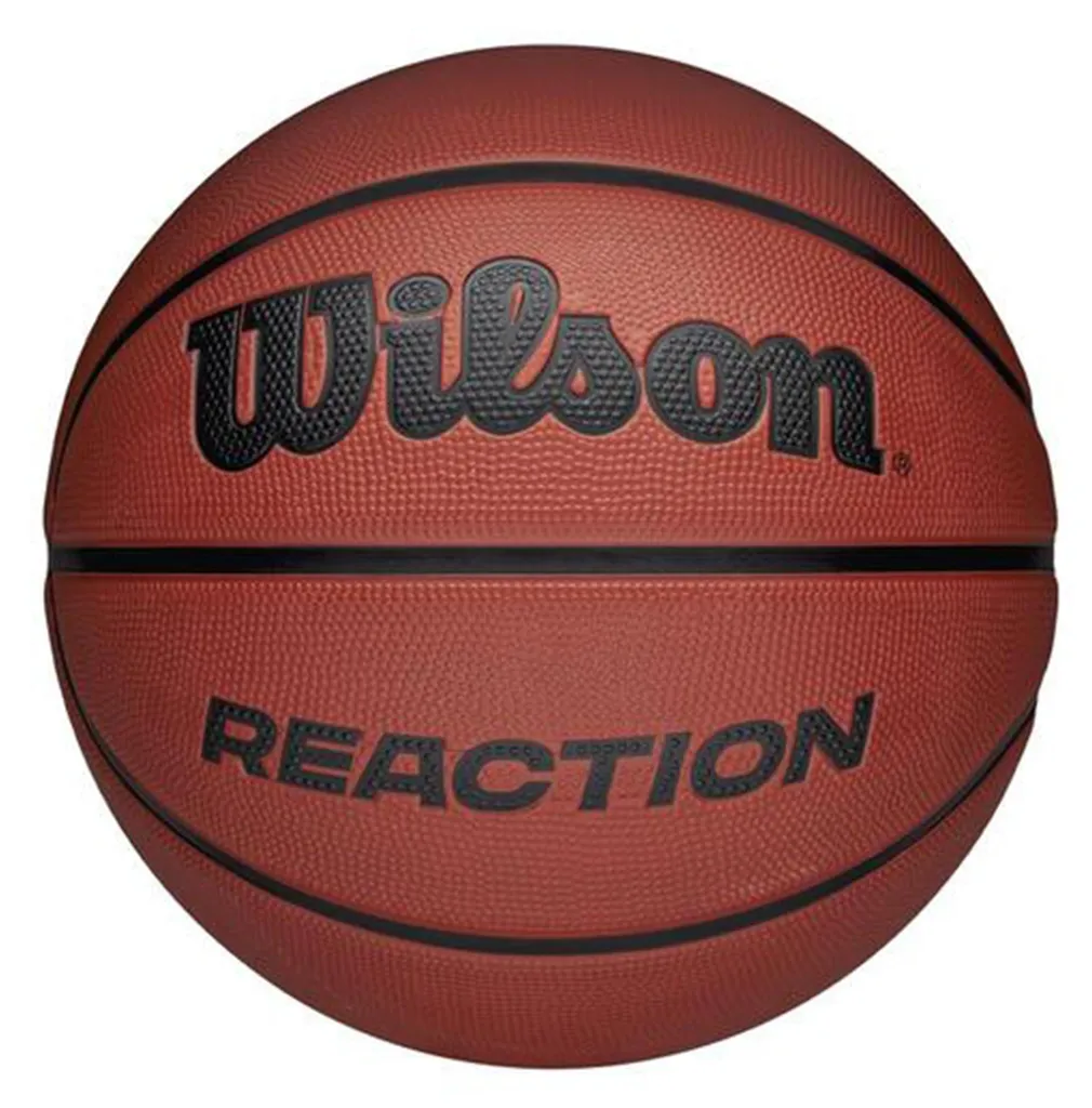Fini les ballons glissants avec le Wilson Reaction Basketball Rouge T5
