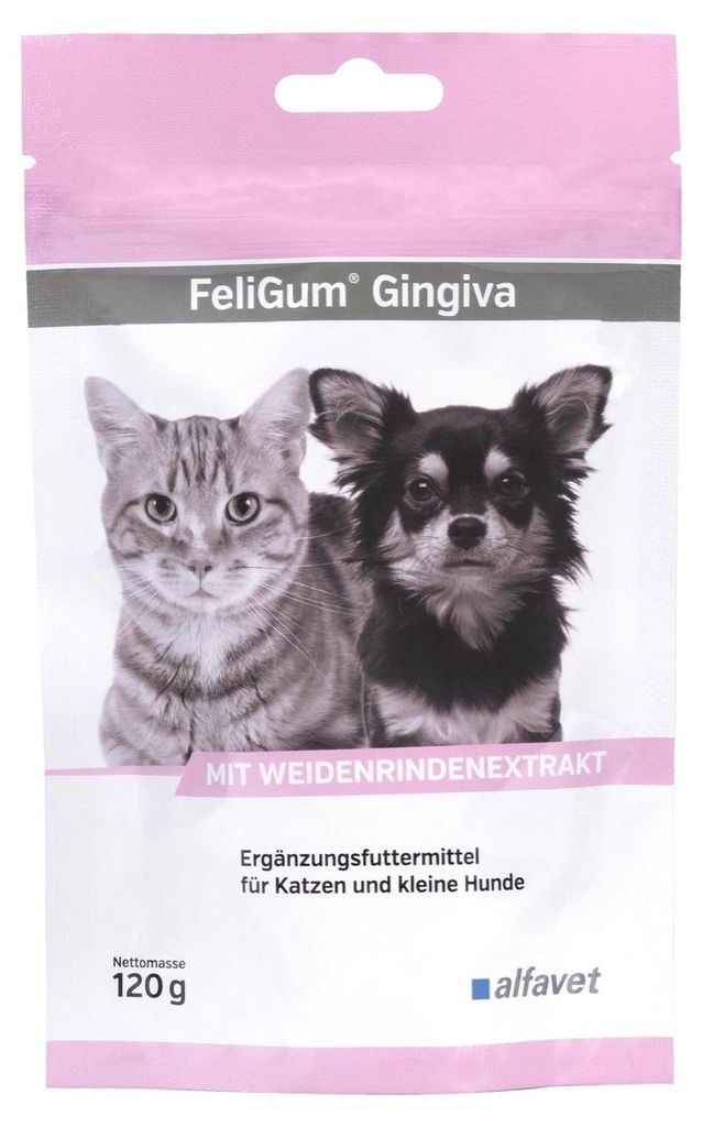 Alfavet FeliGum Gingiva 120g für Katzen und kleine Hunde Produktbild 