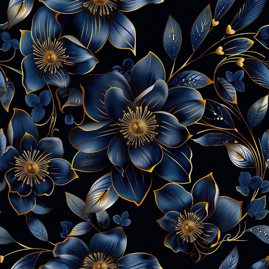 OUTDOOR DEKOSTOFFE OXFORD - Motiv Blumen I DX5263