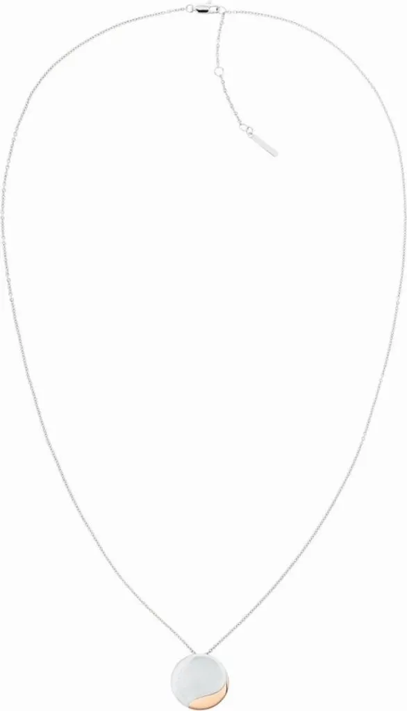 Collier femme Calvin Klein 35000148 acier poli, design géométrique pur