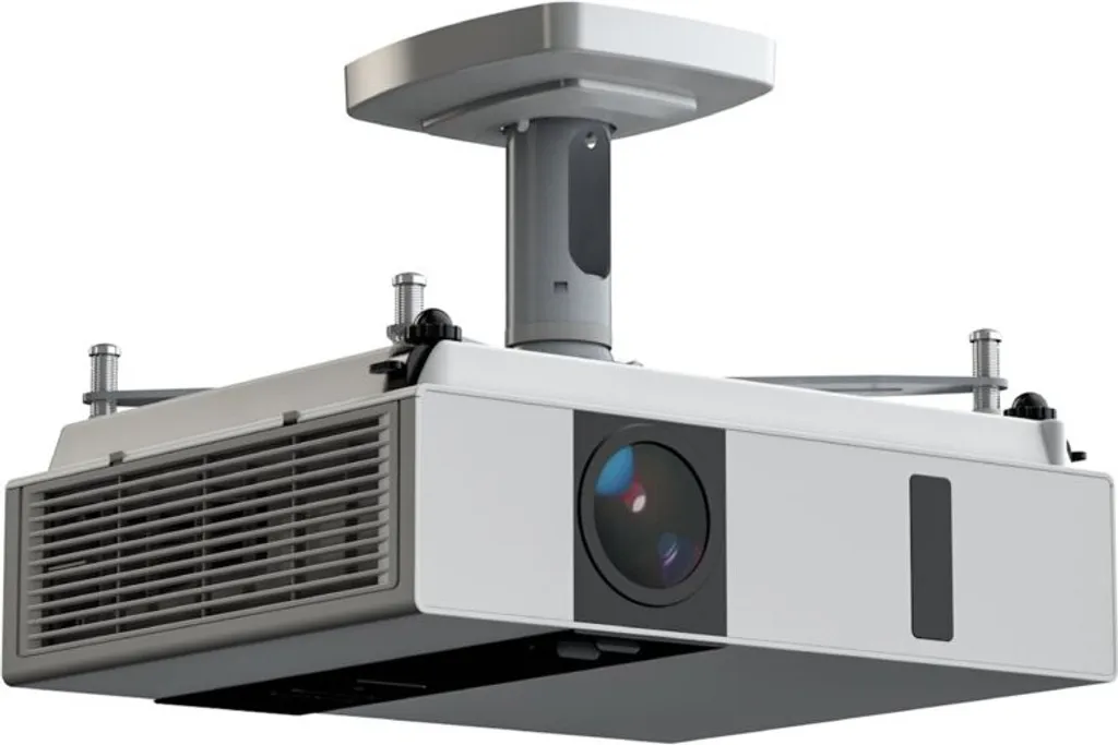 Kindermann 4000000010 Support de projecteur plafond argenté robuste