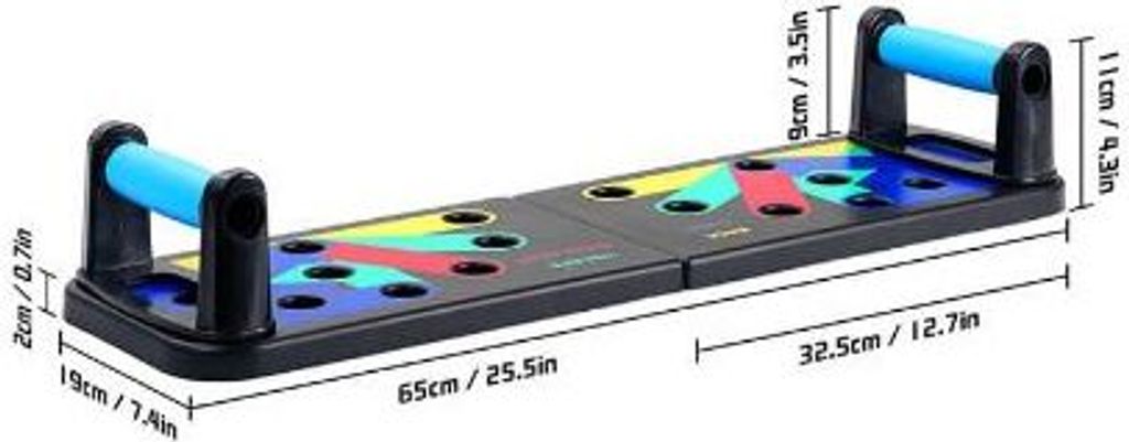 Push Up Board 9in1 Multiboard Liegestützgriffe Multitrainer Produktbild 5