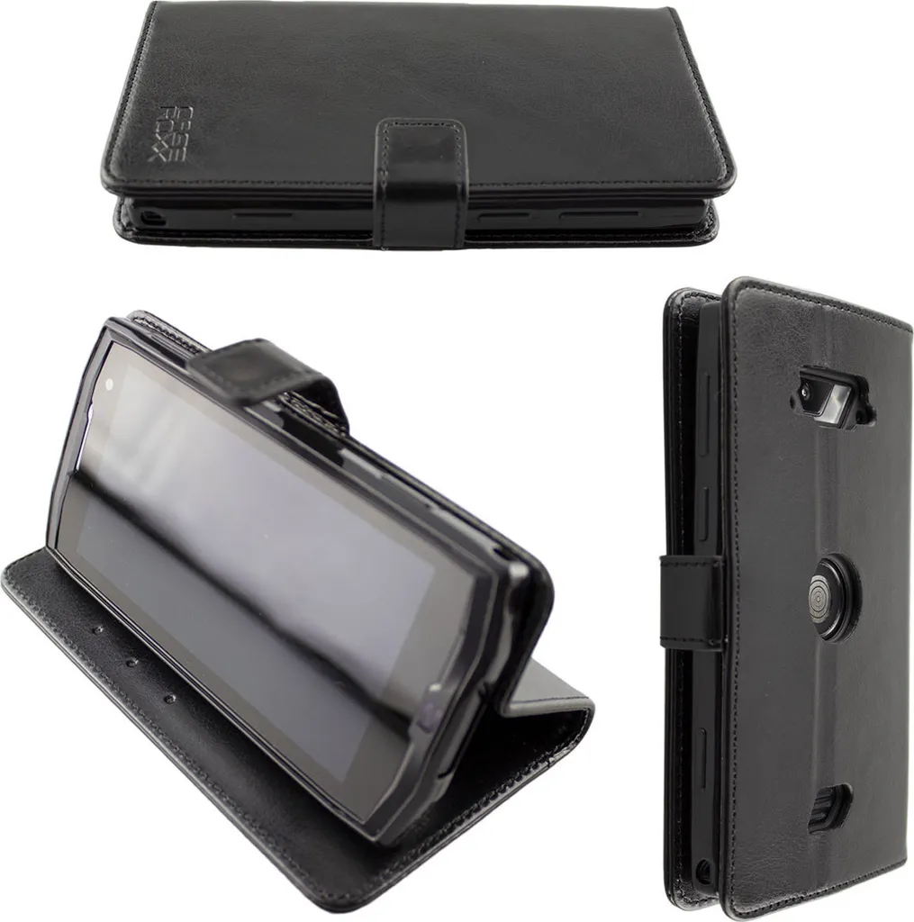 caseroxx Custodia per cellulare compatibile con Crosscall Core-M4 / M4 Go Custodia a portafoglio Bookstyle-Case