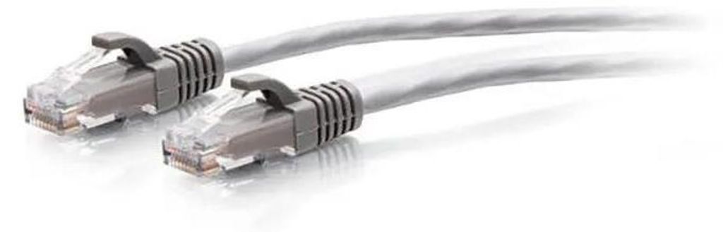 C2G 1ft (0.3m) Cat6a Snagless Unshielded (UTP) Slim Ethernet Network Patch Cable - Gray - Patch-Kabel - RJ-45 (M) zu RJ-45 (M) - 30 cm - 4.8 mm - U...