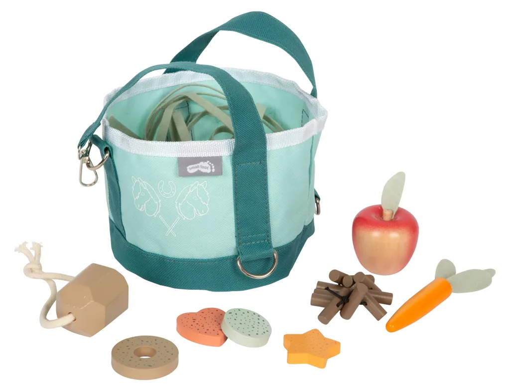 Accessoires d'alimentation pour chevaux et sac de rangement robuste