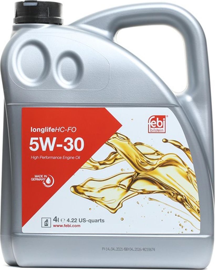 FEBI BILSTEIN Longlife HC-FO für 5W-30 4 Liter Motoröl Produktbild 
