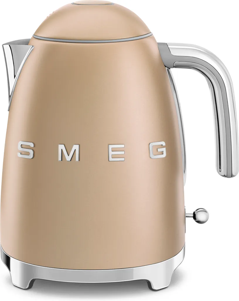 Bouilloire Smeg KLF03CHMEU Champagne pour Thé et Café - Grand Format