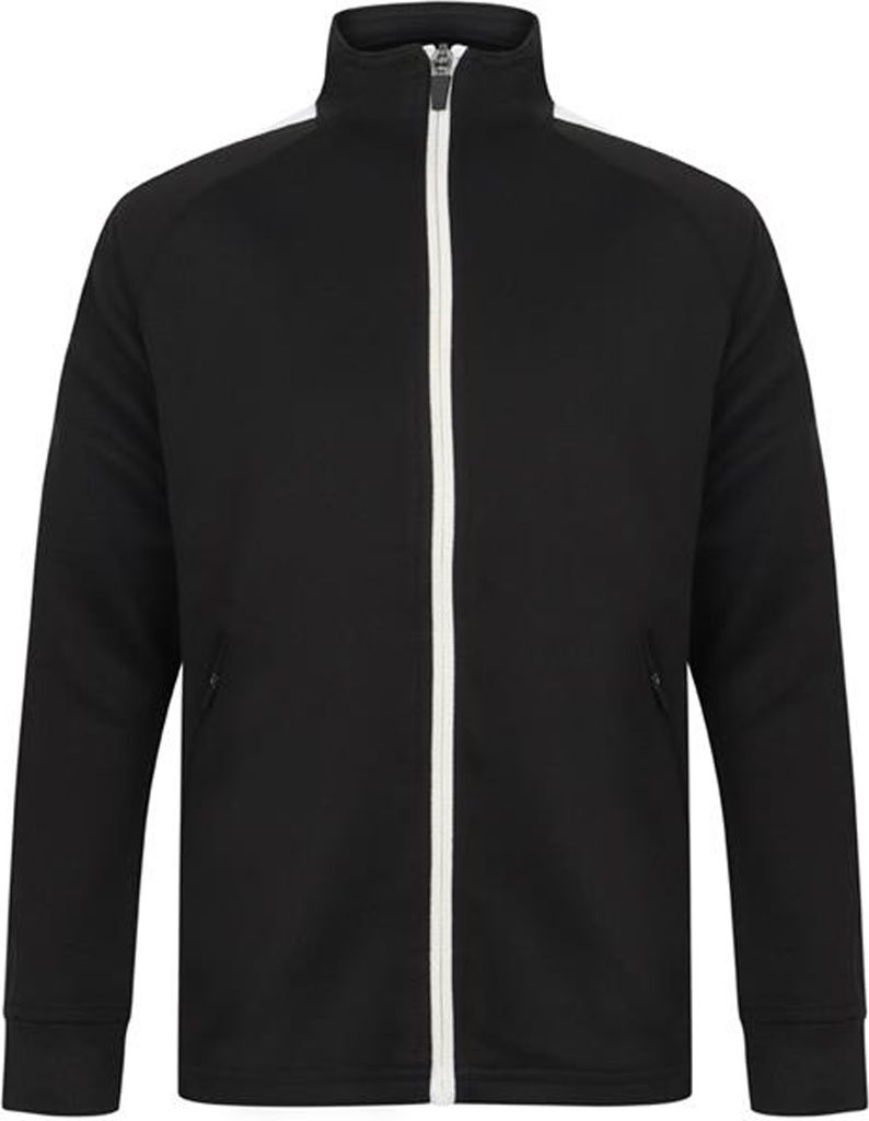 Finden & Hales - Trainingsjacke für Kinder RW7832 (128) (Schwarz/Weiß)