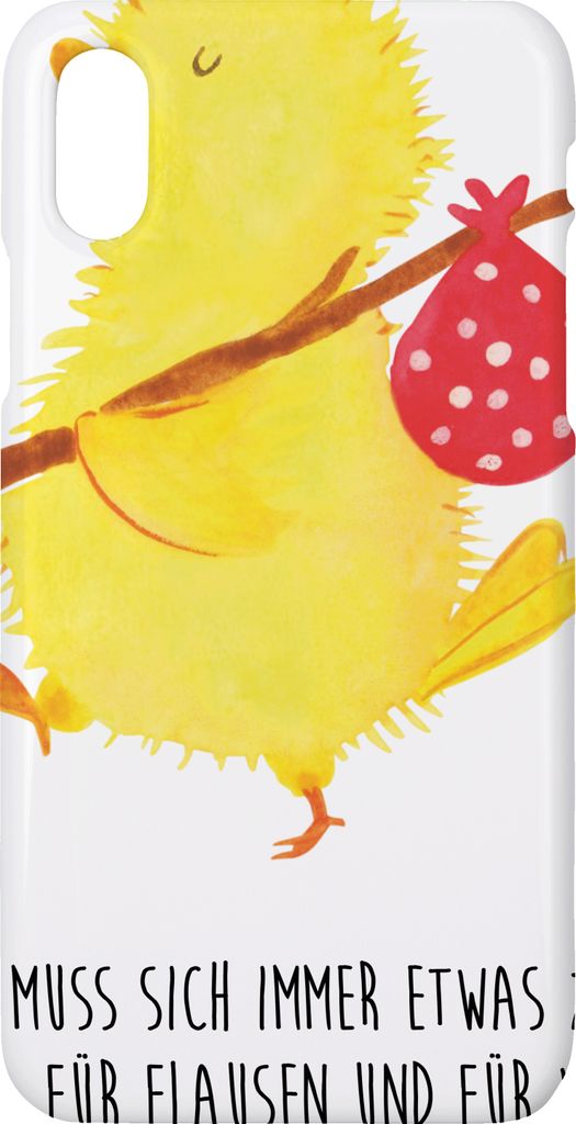 Mr. & Mrs. Panda Iphone 10 Handyhülle Küken Wander - Weiß - Geschenk, Handy Case, Zeit, Liebe Grüße, Frohe Ostern, X, Wunder, Cover