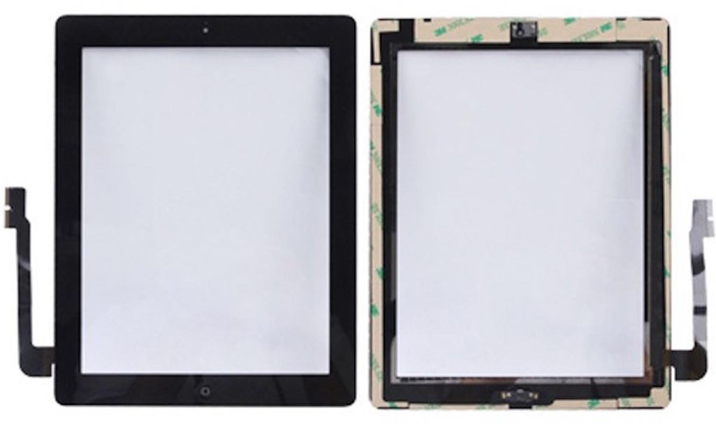 Touchscreen Digitizer Glas Display Schwarz Apple iPad 3 Produktbild 
