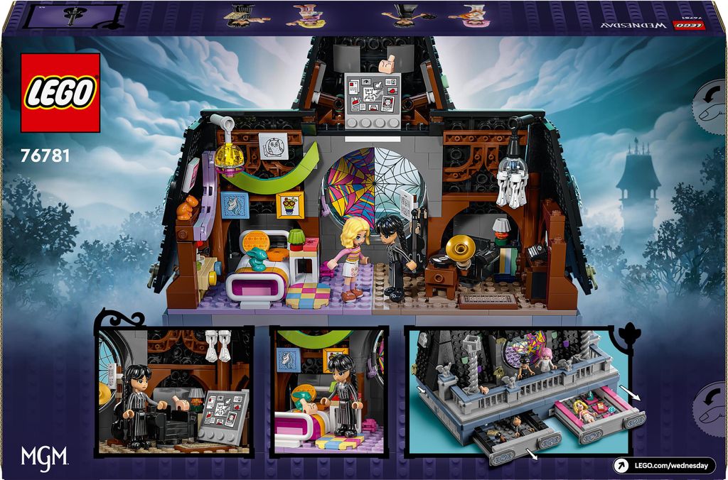 LEGO Pokój Wednesday i Enid, Kolekcjonerska Zabawka dla Zdjęcie produktu 