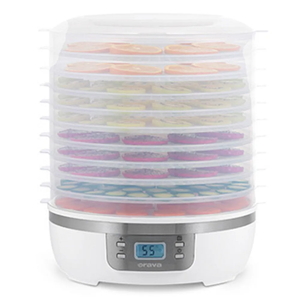 Déshydrateur Haute Performance Orava SU-105 350W à 5 Plateaux Blancs
