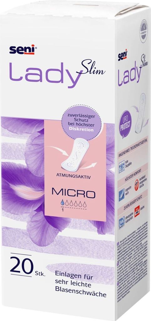 Seni Lady Slim assorbente per incontinenza micro 20 pz Immagine del prodotto 