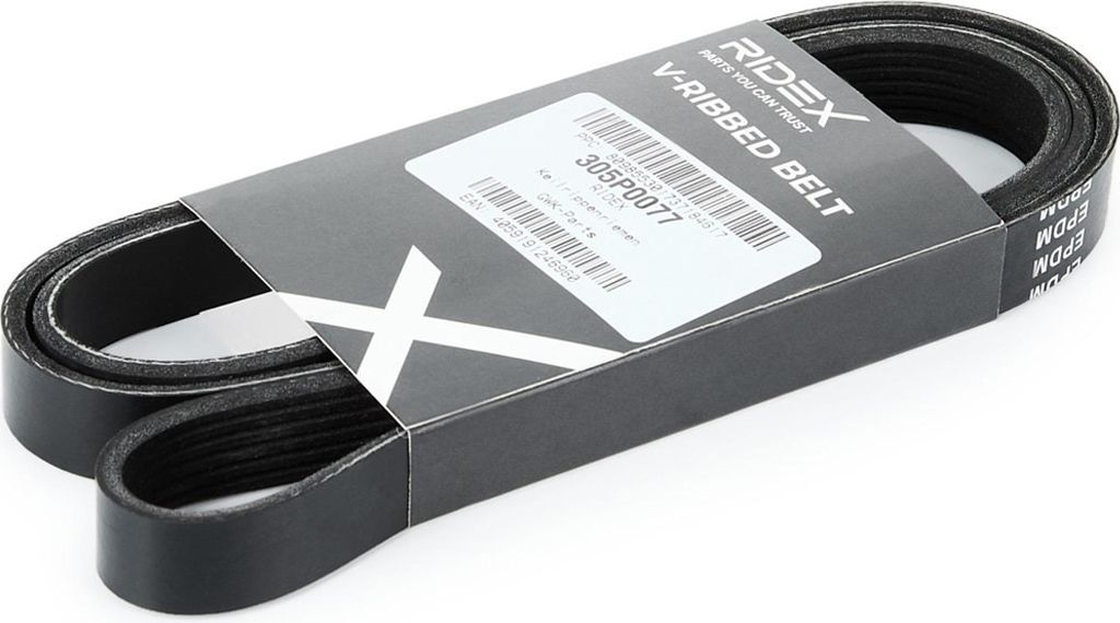 RIDEX Keilrippenriemen 1613mm für VW Golf V Schrägheck (1K1) 305P0077