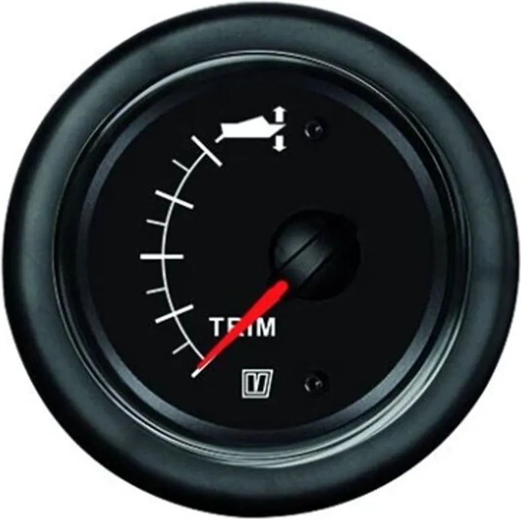 Jauge de Trim VETUS TRIMB 12/24V Noir Etanche Ø 52mm de Qualité