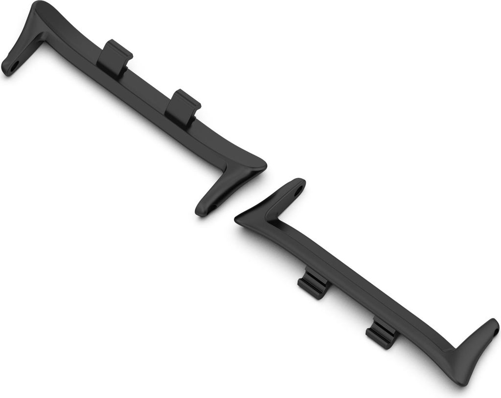 INF 2er-Pack Metallverbinder für Honor Watch X5, 22mm Innendurchmesser Schwarz