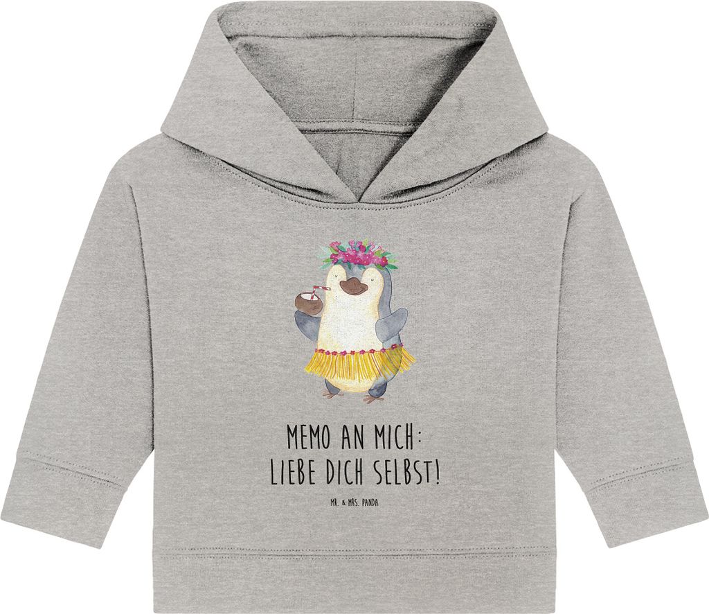 Mr. & Mrs. Panda Organic Baby Hoodie Pinguin Kokosnuss 12. Produktbild 