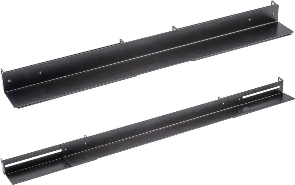 Kit rails pour baie informatique 19 pouces ajustable de 610 à 935 mm