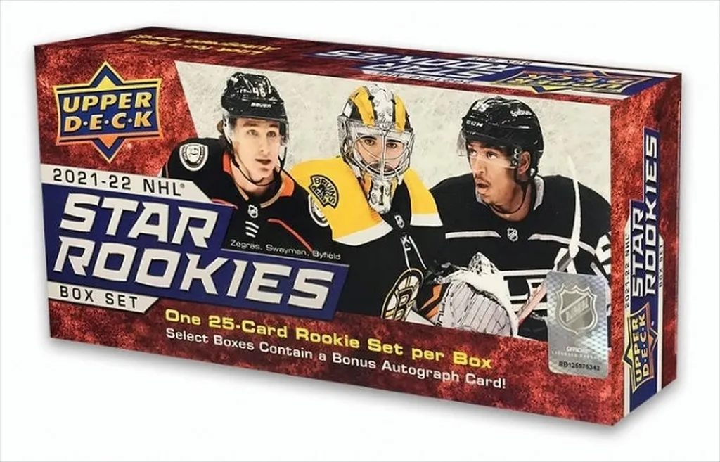 Coffret Recrues Étoiles LNH 2021-22 Mass Blaster - Cartes de Hockey NHL