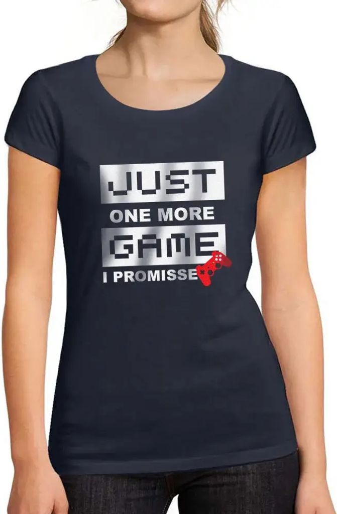 Damen Grafik T-Shirt Nur ein weiteres Spiel Gaming lustig esports – Just One More Game Gaming Funny Esports – Öko-Verantwortlich Vintage Jahrgang