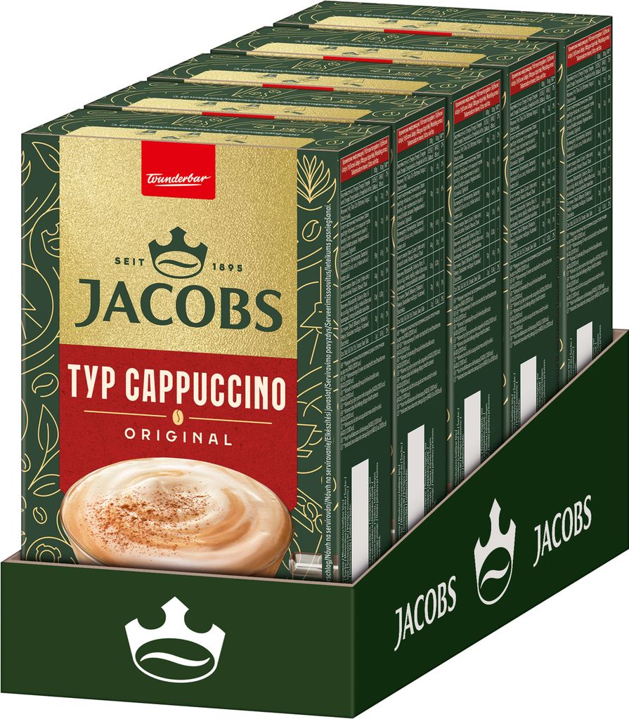 JACOBS Löskaffee Typ Cappuccino 10 x 8 Sticks - 80 Getränke Produktbild 2