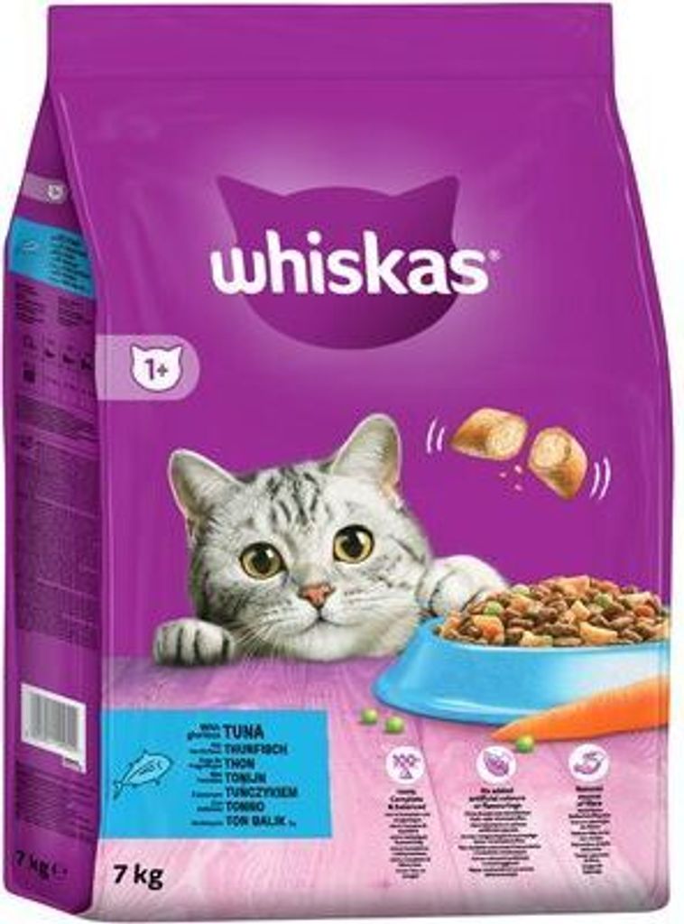 Whiskas Sucha karma dla kota o smaku tuńczyka 7kg Zdjęcie produktu 