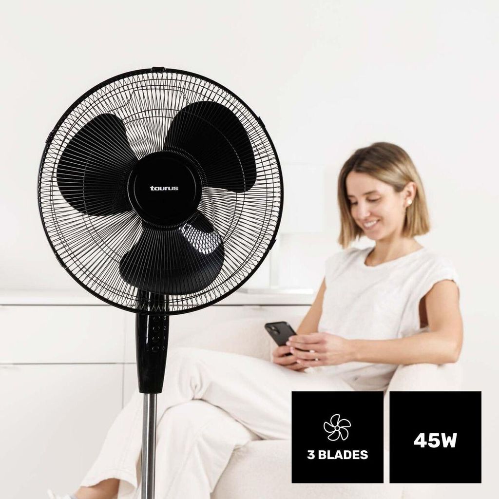 Wentylator stojący Taurus 944689000 Czarny Zdjęcie produktu 