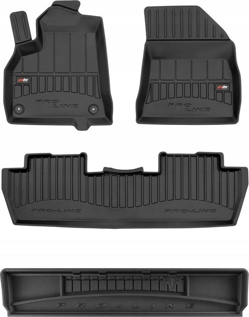 Tappetini Gomma 3D Peugeot 5008 1 (2009-2017) 7 posti | Qualità Top
