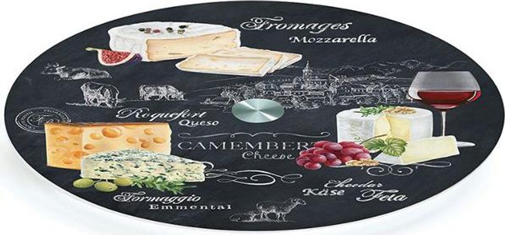 Plateau Fromage Tournant Rotation Fluide, Design élégant - Image du produit 