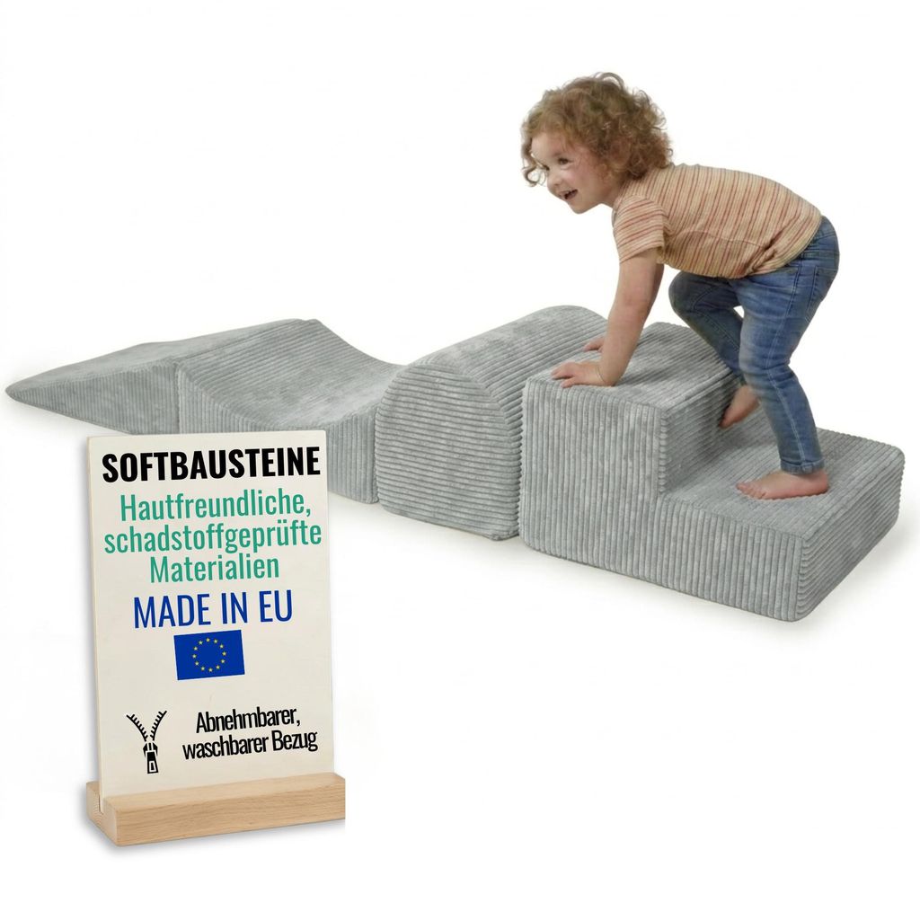 Pillows24 – Schaumstoff Bausteine Kinder aus Cord | Produktbild 