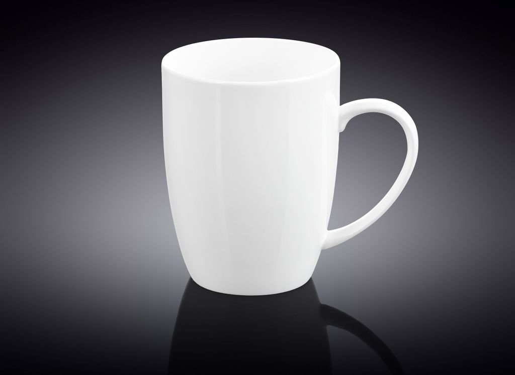 Wilmax Tasse 460 ml Weiß Porzellan Olivia WL-993018/A Produktbild 
