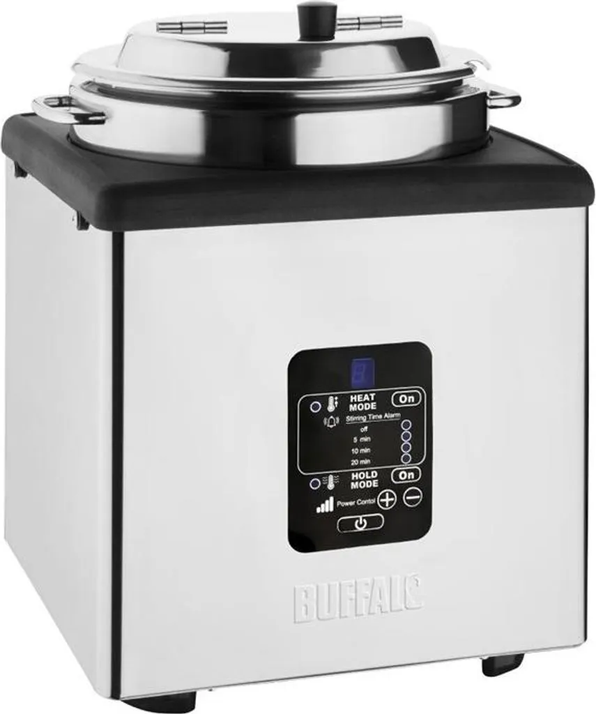 Bouilloire à soupe 9 Litres Buffalo - Thermostat réglable et cuve amovible