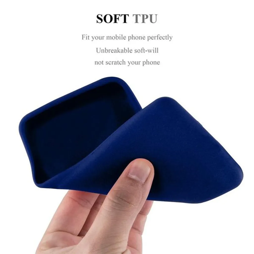 Honor X10 Cover Blu Cadorabo - Custodia Silicone TPU Cool & Trendy - 7