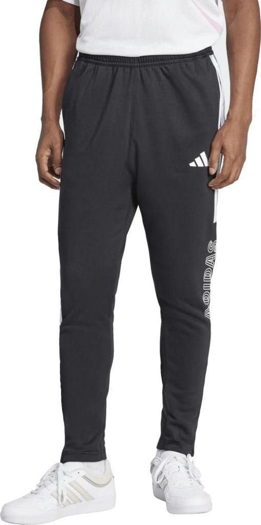 Adidas Tracksuit pants JC9399 in BLACK/WHITE color size small