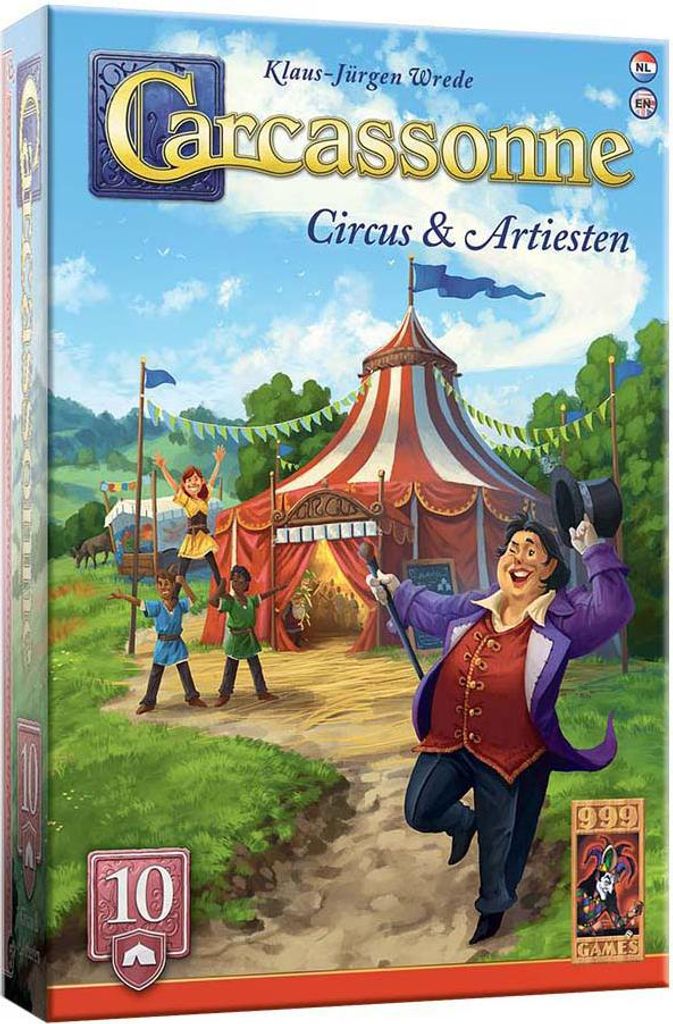 999Games 999 Games Carcassonne Zirkuskünstler-Erweiterung