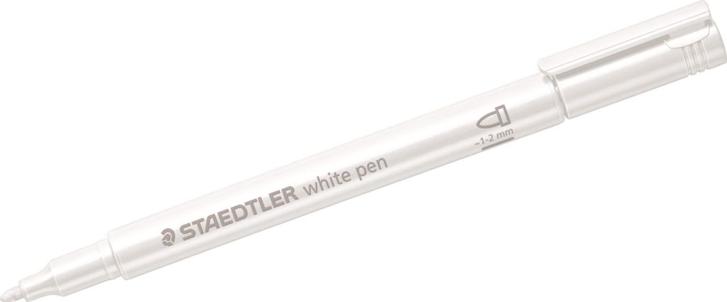 10x STAEDTLER 8323-0 Marqueur stylo blanc weiß Image du produit 