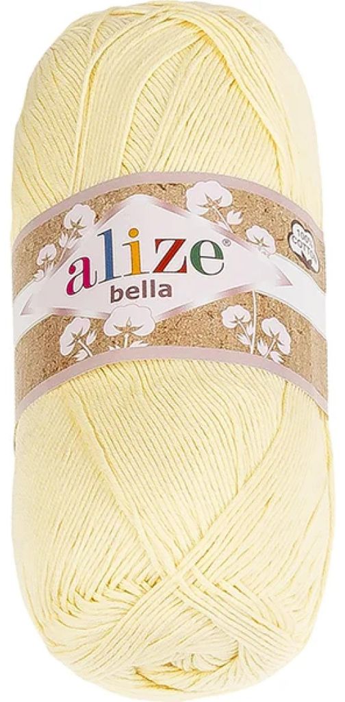 Garn BELLA - 100g / 360 m - Creme Produktbild 