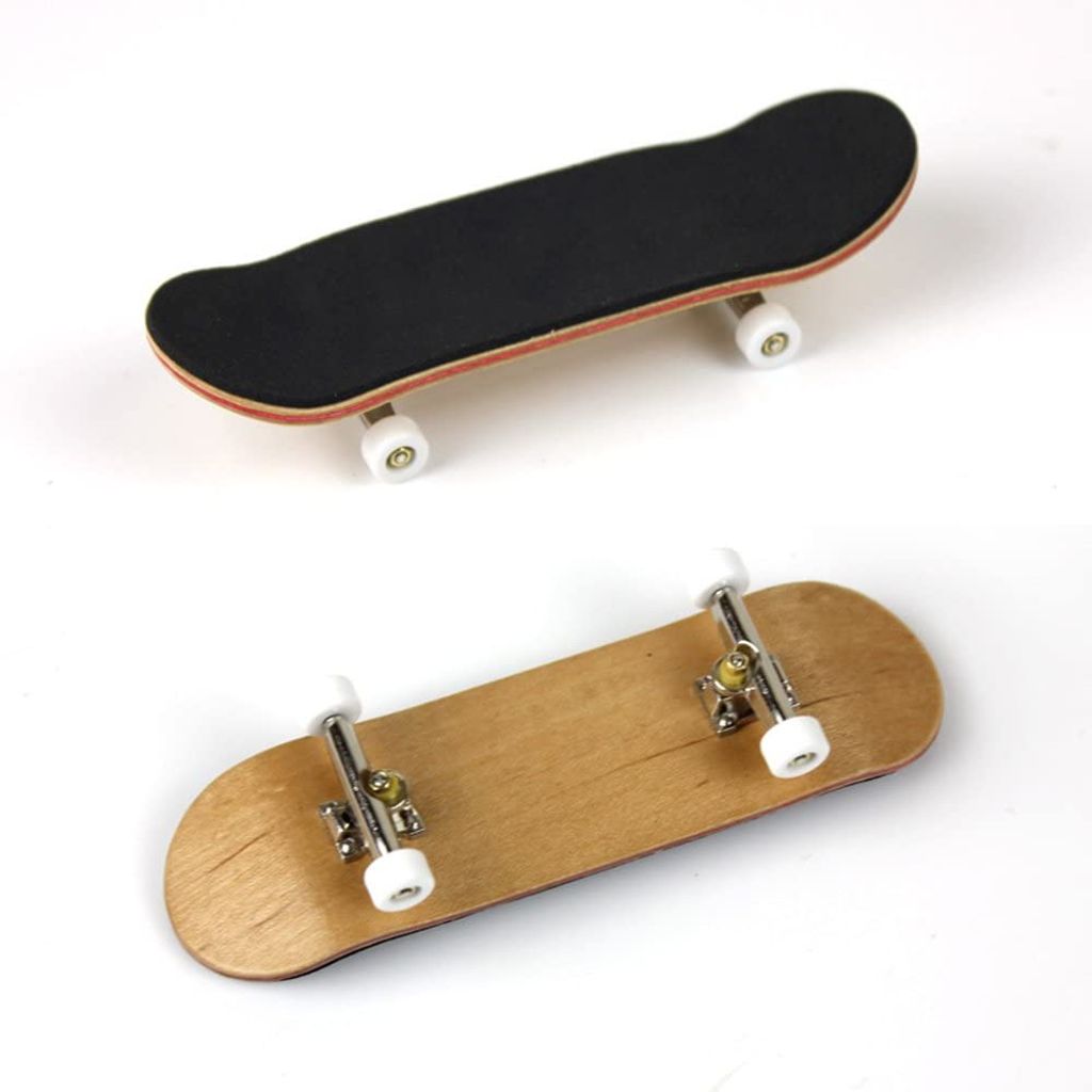 Fingerskateboard Mini Griffbrett Finger Skateboard Ahorn Holz DIY Montage Mini Skateboard Spielzeug Fingerboard Sport Mitgebsel Gastgeschenk Kinder