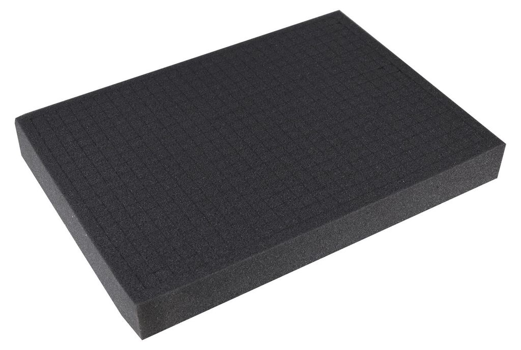 Rasterschaumstoff von HMF mit den Maßen 440 x 315 mm und 50 mm Höhe