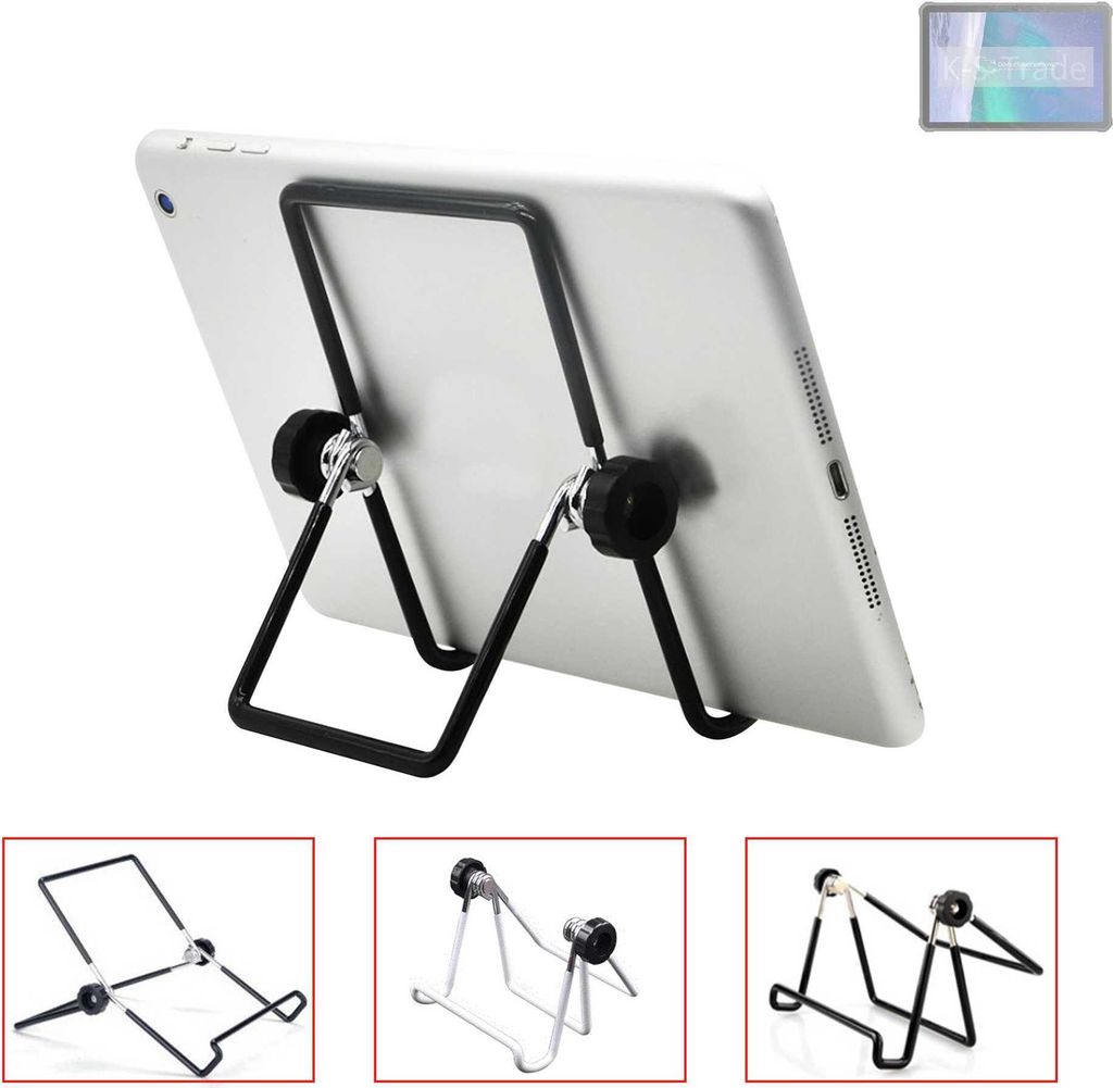 K-S-Trade Tablet-Ständer Tablet-Halterung Tablet-Aufsteller kompatibel mit Oukitel RT2 faltbarer Tischständer Tablet Halterung