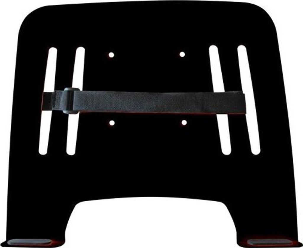 Universal Laptop Notebook Tablet Adapter für Wandhalterung Tischhalterung mit VESA 75 Ablage Adapterplatte schwarz Modell: IP3BK