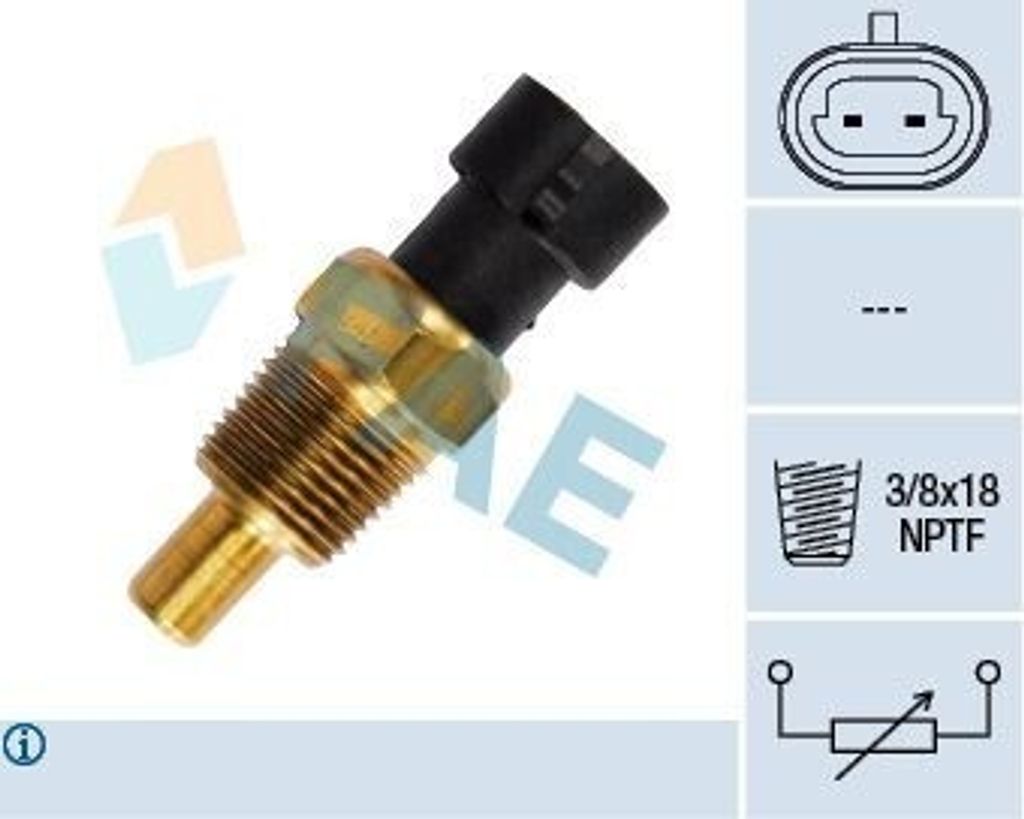 FAE 33340 Öltemperatursensor für OPEL Corsa C Schrägheck (X01) Meriva A (X03) Astra G CC (T98) Vectra C Caravan (Z02) Vectra C Limousine (Z02)