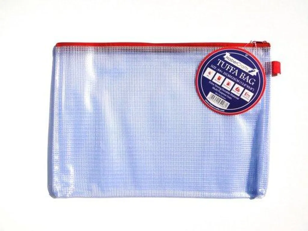 Pochette transparente A5 renforcée avec sangle et plastique étanche