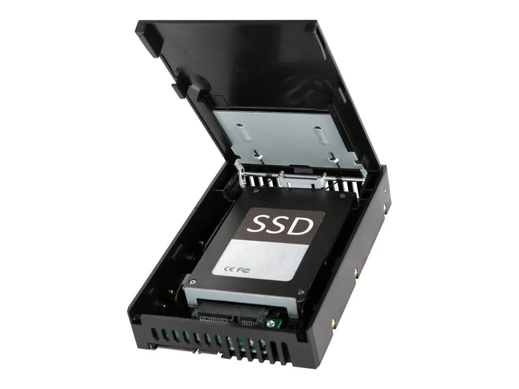 ICY DOCK MB882 convertitore per disco rigido, da 2,5" a 3,5", SATA II, nero Per l'installazione di un disco rigido da 2,5" con connessione SATA